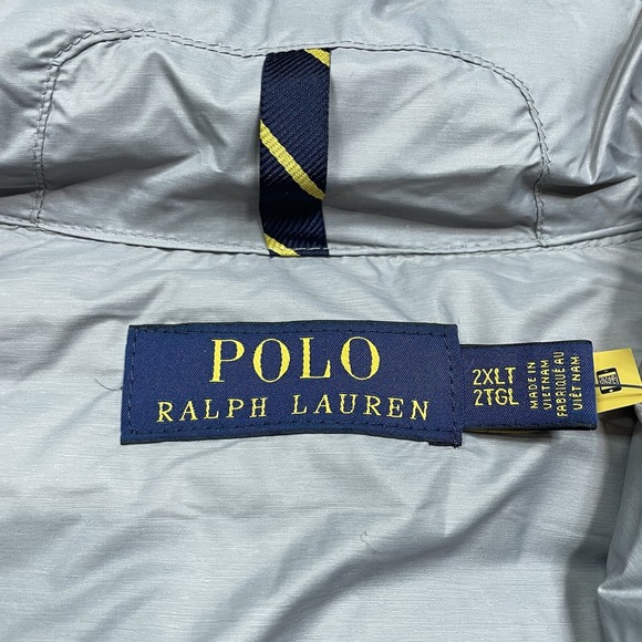 Polo‎ Ralph Lauren Men's Big & Tall Packable Puffer Vest Gray Heather 2XLT NWT - Picture 5 of 14